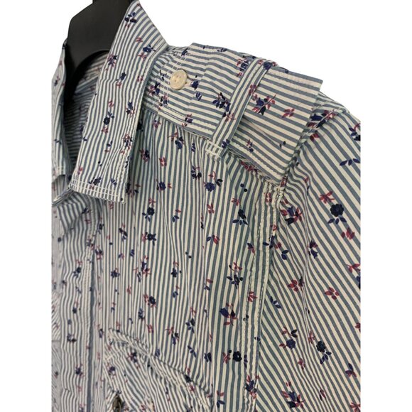 Diesel Co Men's Floral Short Sleeve Button-Up Shirt Size S 7227 Skater - Picture 7 of 10